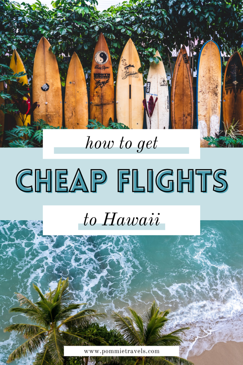 How to Find a $50 Flight to Hawaii (From West Coast)