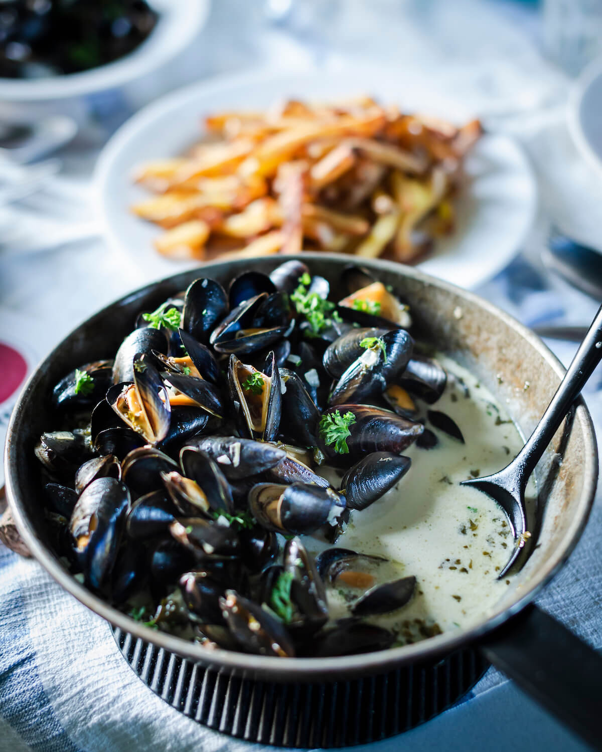3 Moules Frites Streets in Brussels