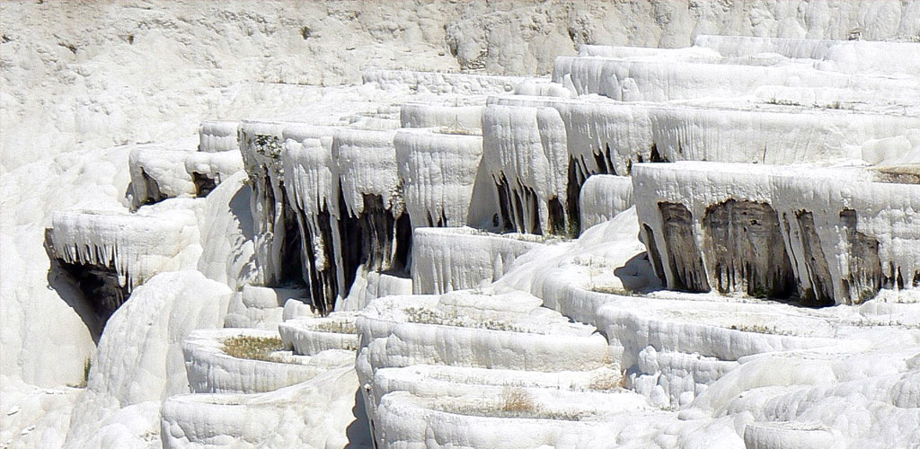 The Petrified Waterfall in Turkey (Pamukkale Alternative)