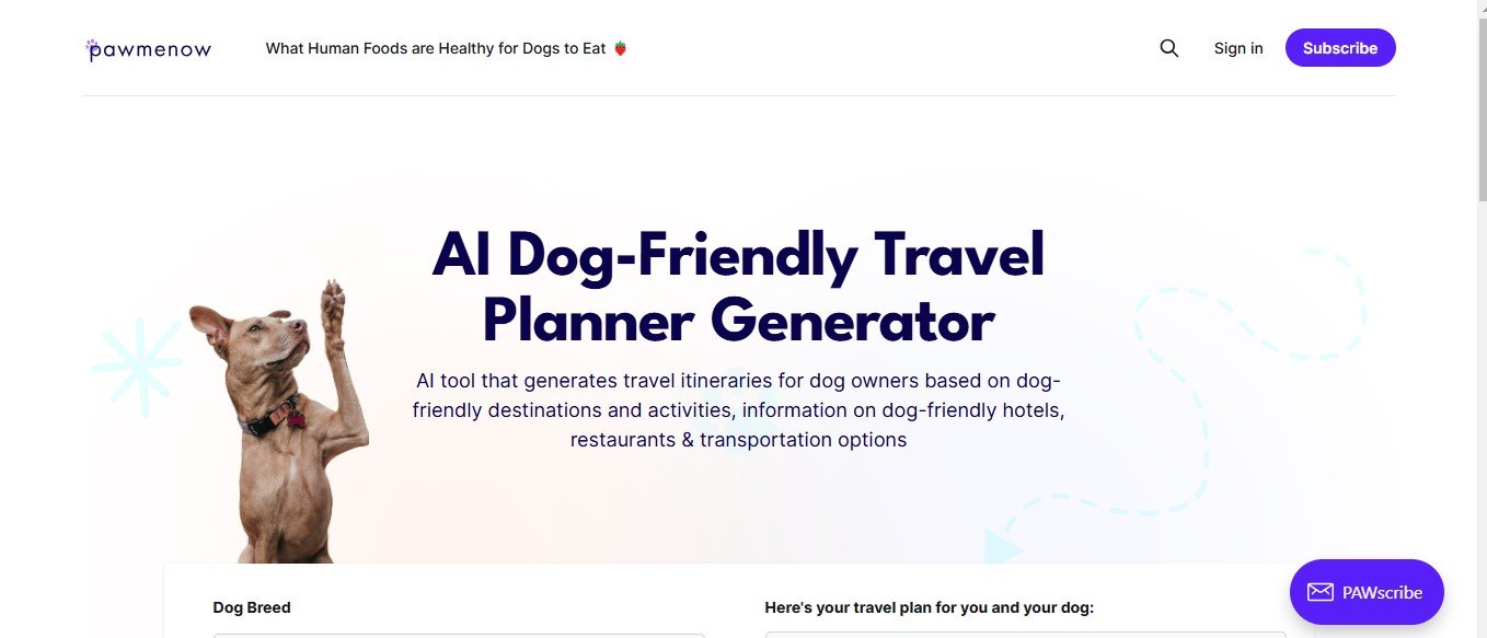 I Asked AI to Plan a Trip for My Dog – Surprisingly Good